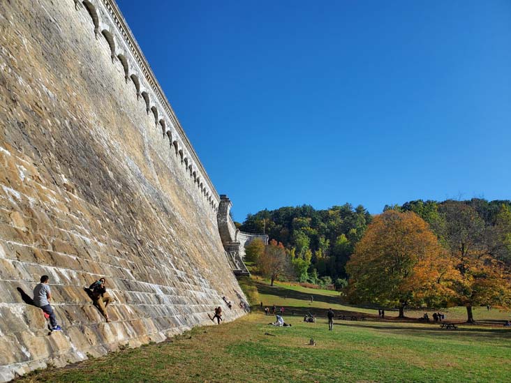 New Croton Dam, Croton Gorge Park, Croton-on-Hudson, New York, October 17, 2020