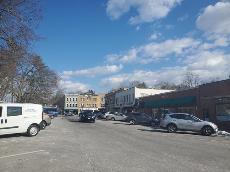 Moger Avenue Looking North Toward Main Street, Mount Kisco, New York, January 29, 2025