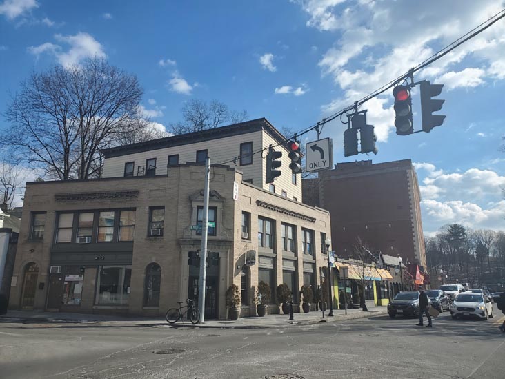 North Side of Main Street at Moger Avenue, Mount Kisco, New York, January 29, 2025