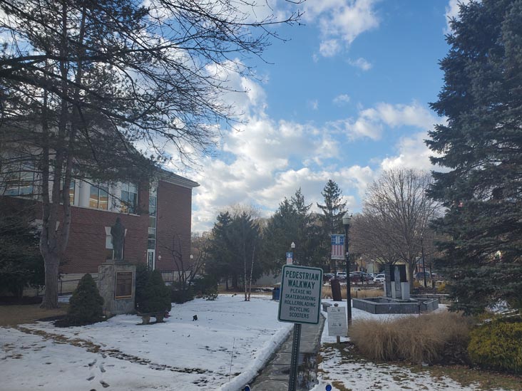 Path Outside Municipal Complex, Mount Kisco, New York, January 29, 2025