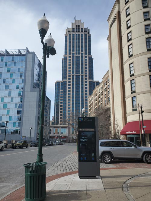 Lecount Place at Anderson Street, New Rochelle, New York, March 13, 2022