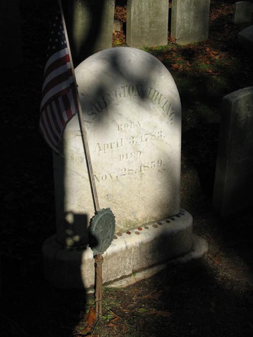 Washington Irving Grave, Sleepy Hollow Cemetery, Sleepy Hollow, New York