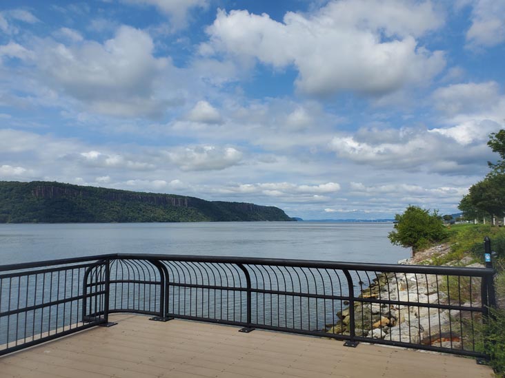 Hudson River From JFK Marina and Park, Yonkers, New York, September 16, 2021