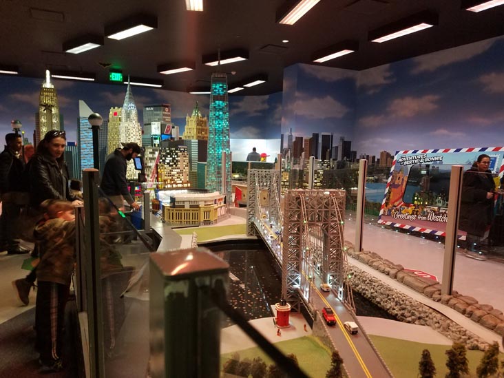George Washington Bridge Build, LEGOLAND Discovery Center Westchester, Yonkers, New York, March 4, 2018