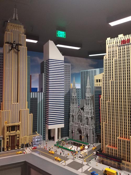 Manhattan Landmarks, LEGOLAND Discovery Center Westchester, Yonkers, New York, March 4, 2018