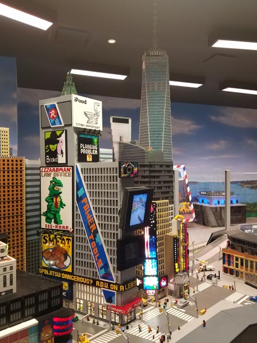 Manhattan Landmarks, LEGOLAND Discovery Center Westchester, Yonkers, New York, March 4, 2018