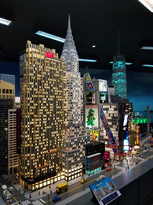 Manhattan Landmarks, LEGOLAND Discovery Center Westchester, Yonkers, New York, March 4, 2018