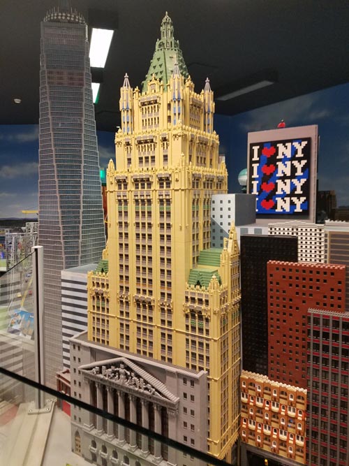 Manhattan Landmarks, LEGOLAND Discovery Center Westchester, Yonkers, New York, March 4, 2018