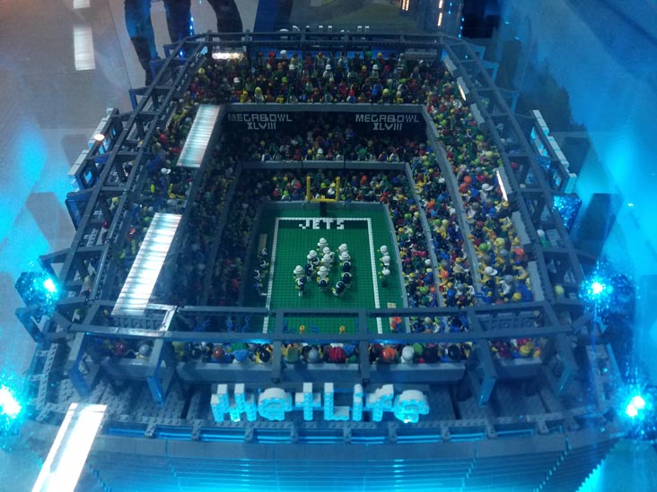 MetLife Stadium Build, LEGOLAND Discovery Center Westchester, Yonkers, New York, March 4, 2018