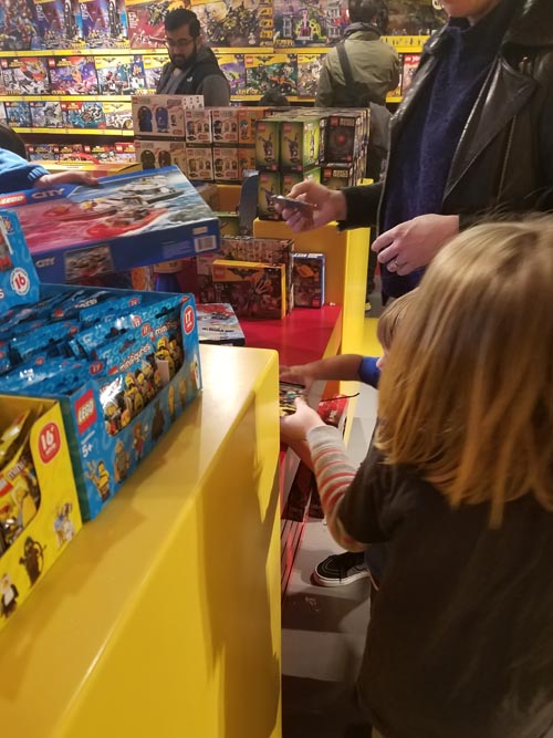 Gift Shop, LEGOLAND Discovery Center Westchester, Yonkers, New York, March 4, 2018