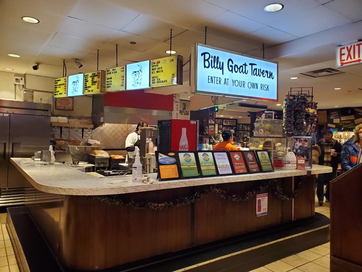Billy Goat Tavern & Grill, 430 North Michigan Avenue, Chicago, Illinois, December 27, 2023