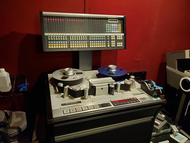 Studer A820 Multitrack Machine, Studio B Control Room, Electrical Audio, Chicago, Illinois, December 31, 2023