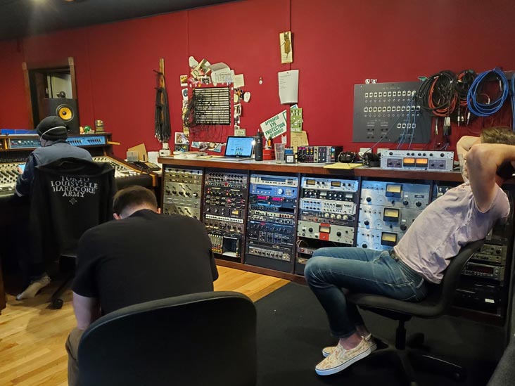 Studio B Control Room, Electrical Audio, Chicago, Illinois, December 31, 2023