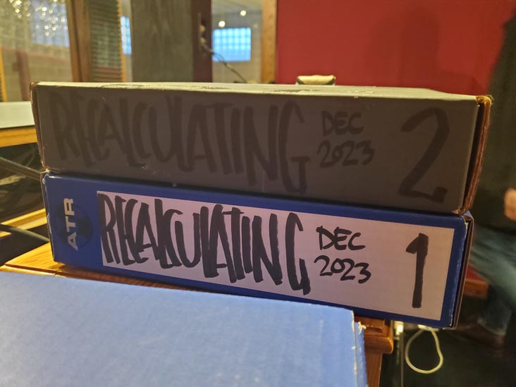 Two-Inch Tape Reels, Studio B Control Room, Electrical Audio, Chicago, Illinois, December 31, 2023