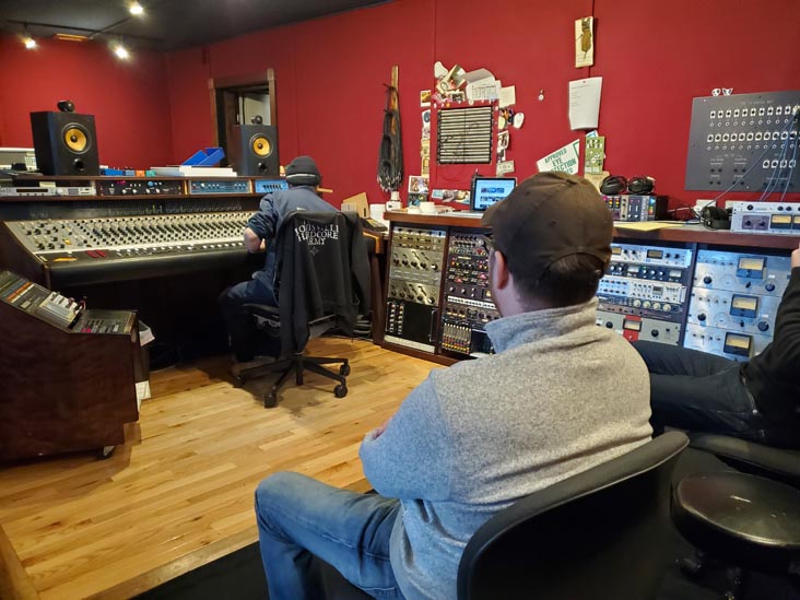 Studio B Control Room, Electrical Audio, Chicago, Illinois, December 31, 2023