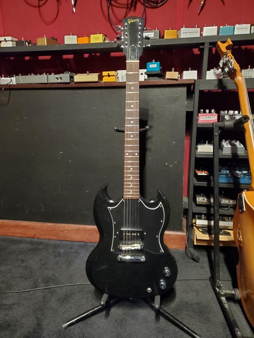 Gibson SG Junior Guitar, Studio B Dead Room, Electrical Audio, Chicago, Illinois, December 31, 2023