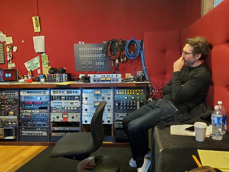 Studio B Control Room, Electrical Audio, Chicago, Illinois, December 31, 2023