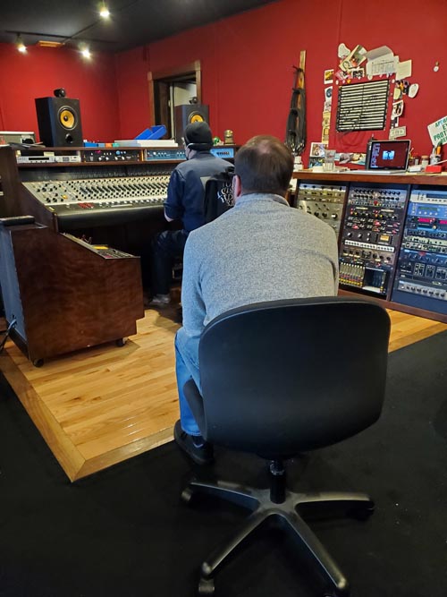 Studio B Control Room, Electrical Audio, Chicago, Illinois, December 31, 2023