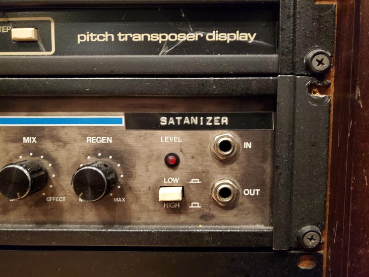 MXR Pitch Transposer Satanizer, Studio B Control Room, Electrical Audio, Chicago, Illinois, December 31, 2023