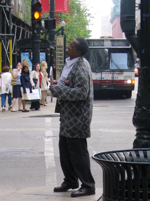 Street Preacher, State Street, Chicago, Illinois