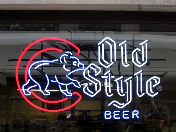 Old Style Beer Sign, Michigan Avenue, Chicago, Illinois