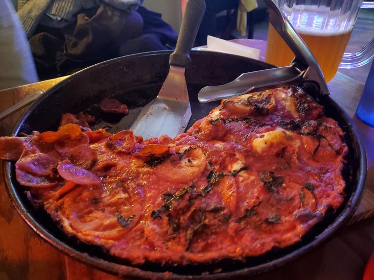 Pequod's Pizza, 2207 North Clybourn Avenue, Chicago, Illinois, December 30, 2023