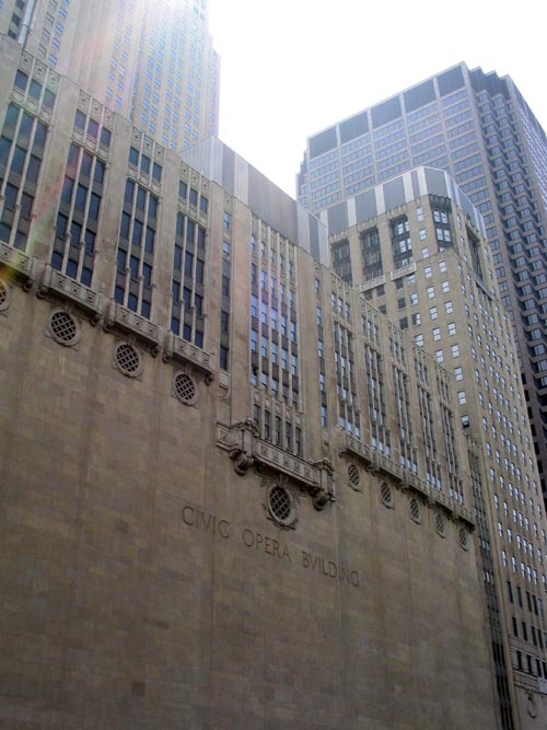 Civic Opera Building, Chicago Architecture Foundation River Tour, Chicago, Illinois