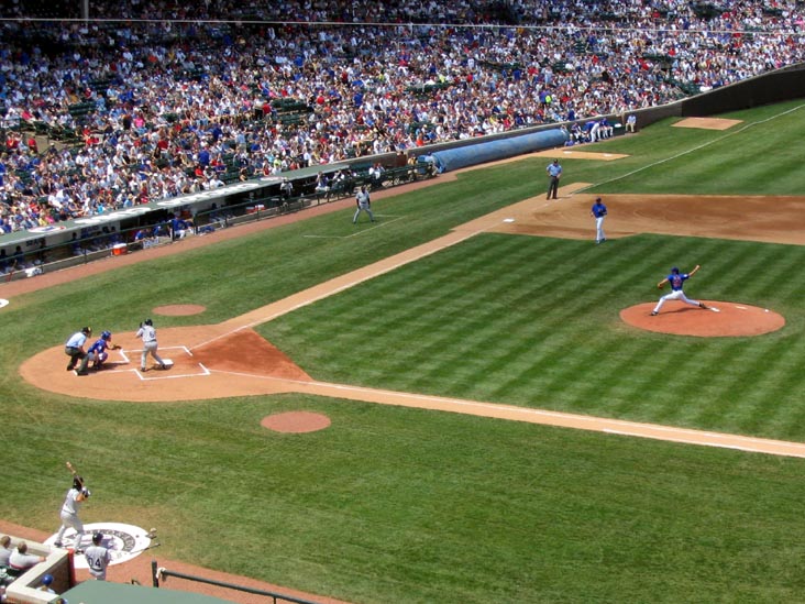 First Pitch, Chicago Cubs vs. Colorado Rockies, Wrigley Field, Chicago, Illinois, May 9, 2004