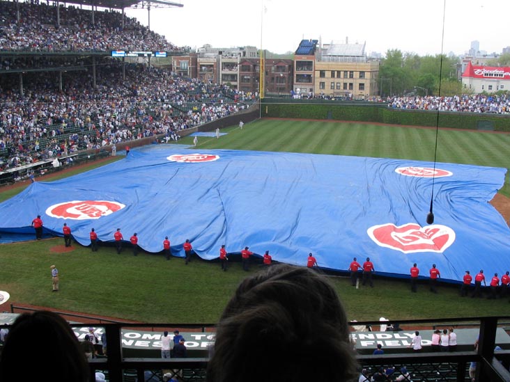 Rain Delay, Chicago Cubs vs. Colorado Rockies, Wrigley Field, Chicago, Illinois, May 9, 2004