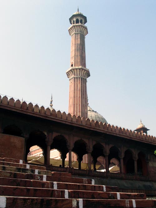Minaret, Jama Masjid, Old Delhi, India