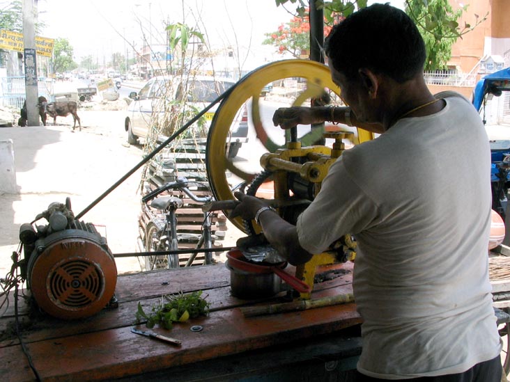 Sugar Cane Juice Shop, Ajmer, Rajasthan, India