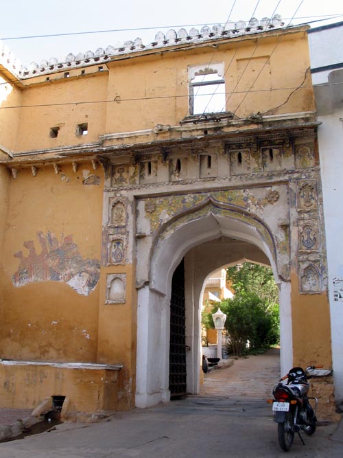 Entrance, Deogarh Mahal Palace, Deogarh, Rajasthan, India