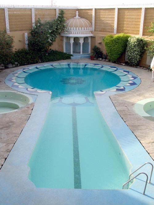 Pool, Deogarh Mahal Palace, Deogarh, Rajasthan, India