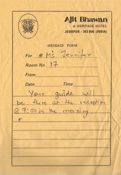 Message, Ajit Bhawan, Airport Road, Jodhpur, Rajasthan, India