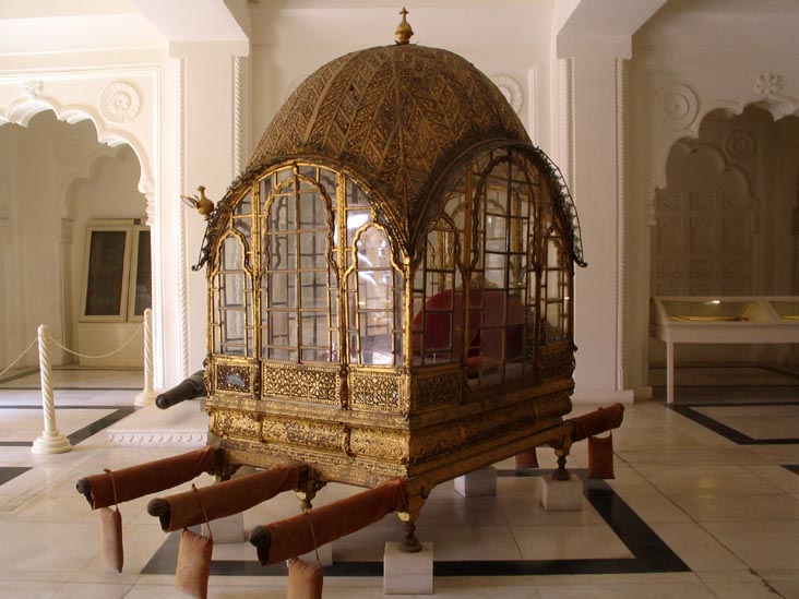 Elephant Howdah Gallery, Mehrangarh, Jodhpur, Rajasthan, India