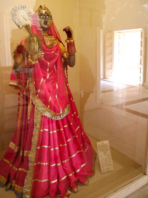 Goddess Gangaur, Elephant Howdah Gallery, Mehrangarh, Jodhpur, Rajasthan, India