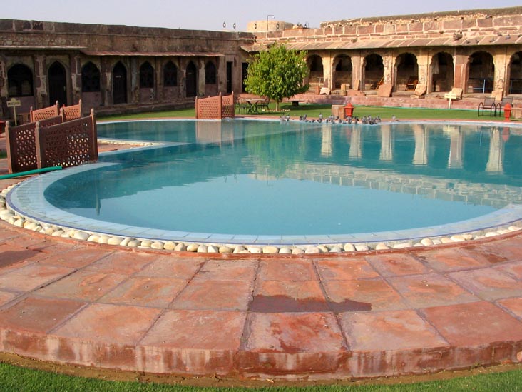 Pool, Khimsar Fort, Khimsar, Rajasthan, India