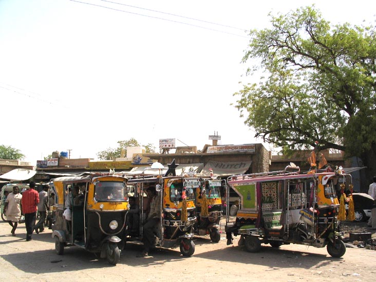 Autorickshaws, Khinwsar, Rajasthan, India
