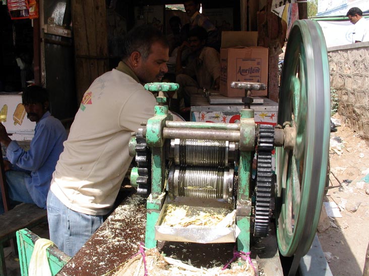 Sugar Cane Juice, Khinwsar, Rajasthan, India