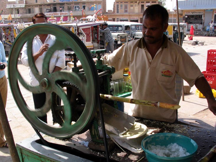 Sugar Cane Juice, Khinwsar, Rajasthan, India