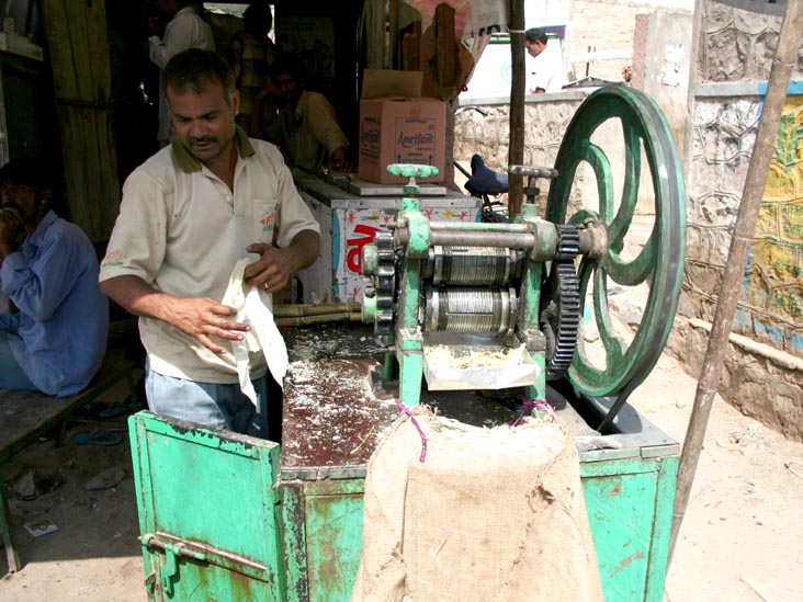 Sugar Cane Juice, Khinwsar, Rajasthan, India