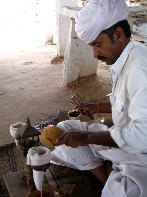 Opium Ceremony, Salawas, Rajasthan, India