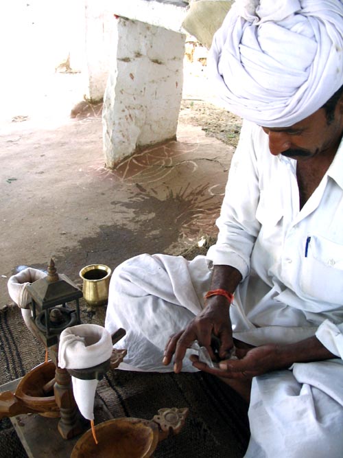 Opium Ceremony, Salawas, Rajasthan, India