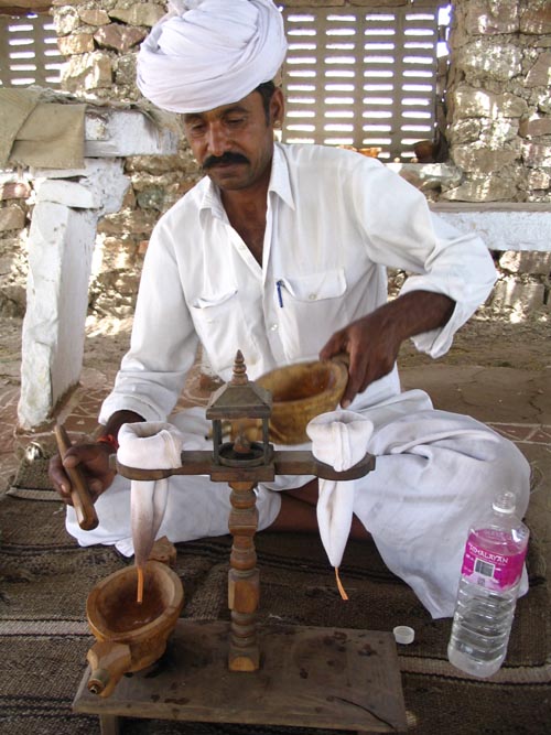 Opium Ceremony, Salawas, Rajasthan, India