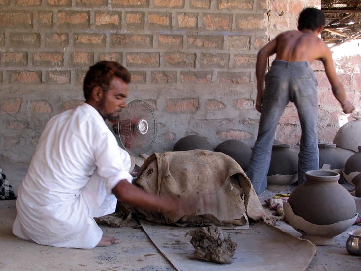 Clay, Pottery Workshop, Salawas, Rajasthan, India