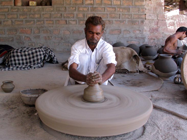 Wheel, Pottery Workshop, Salawas, Rajasthan, India