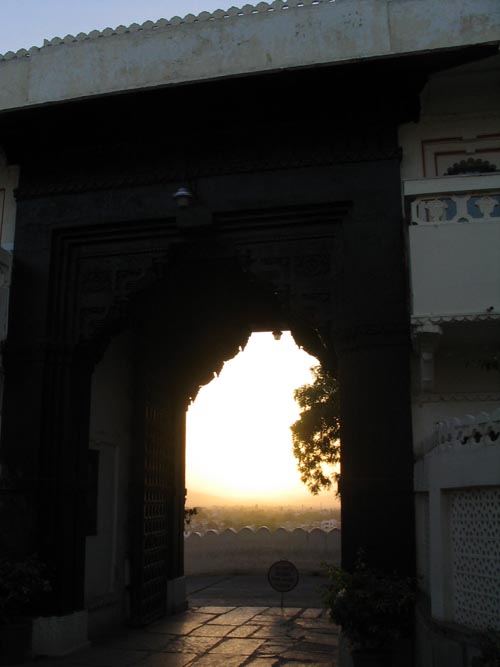 Sunrise, Shiv Niwas Palace Hotel, Udaipur, Rajasthan, India