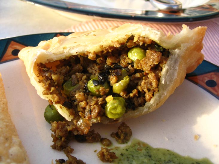 Samosa, Sunset Terrace, Udaipur, Rajasthan, India