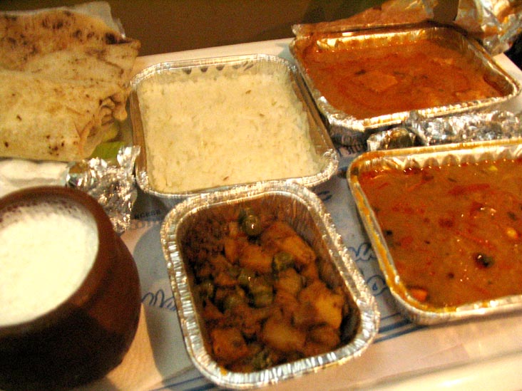 Dinner, Ajmer-New Delhi Shatabdi Express Train, India