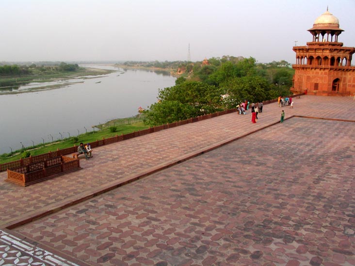 Yamuna River From The Taj Mahal, Agra, Uttar Pradesh, India